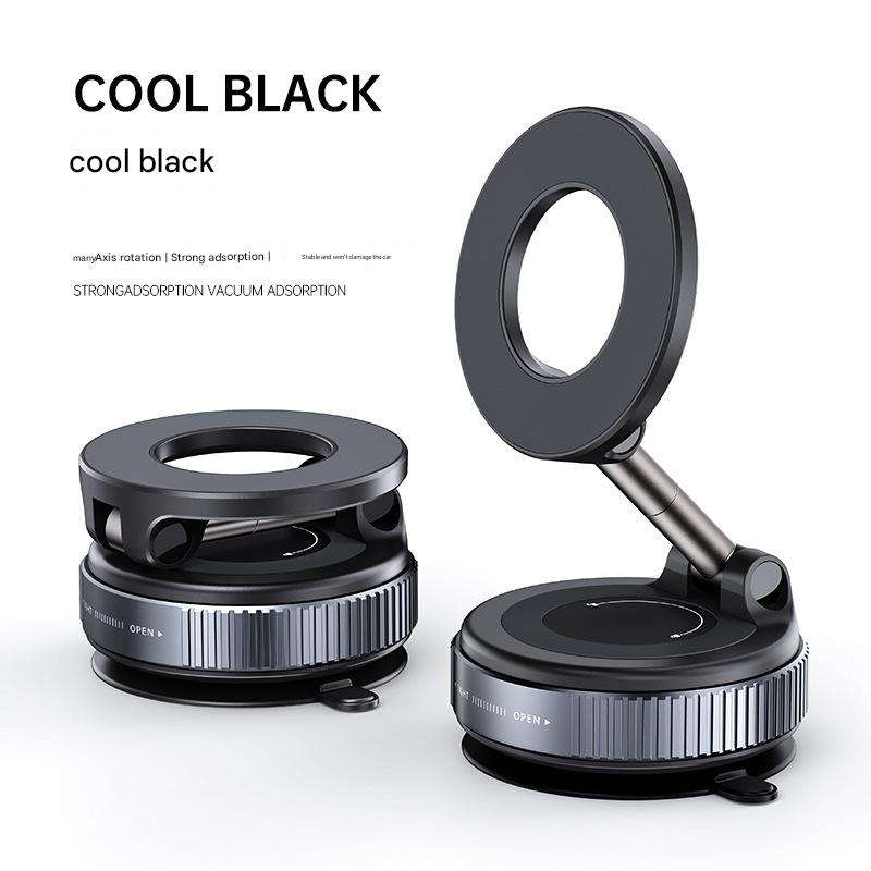 Rotating Magnetic Vacuum-Suction Car Phone Mount