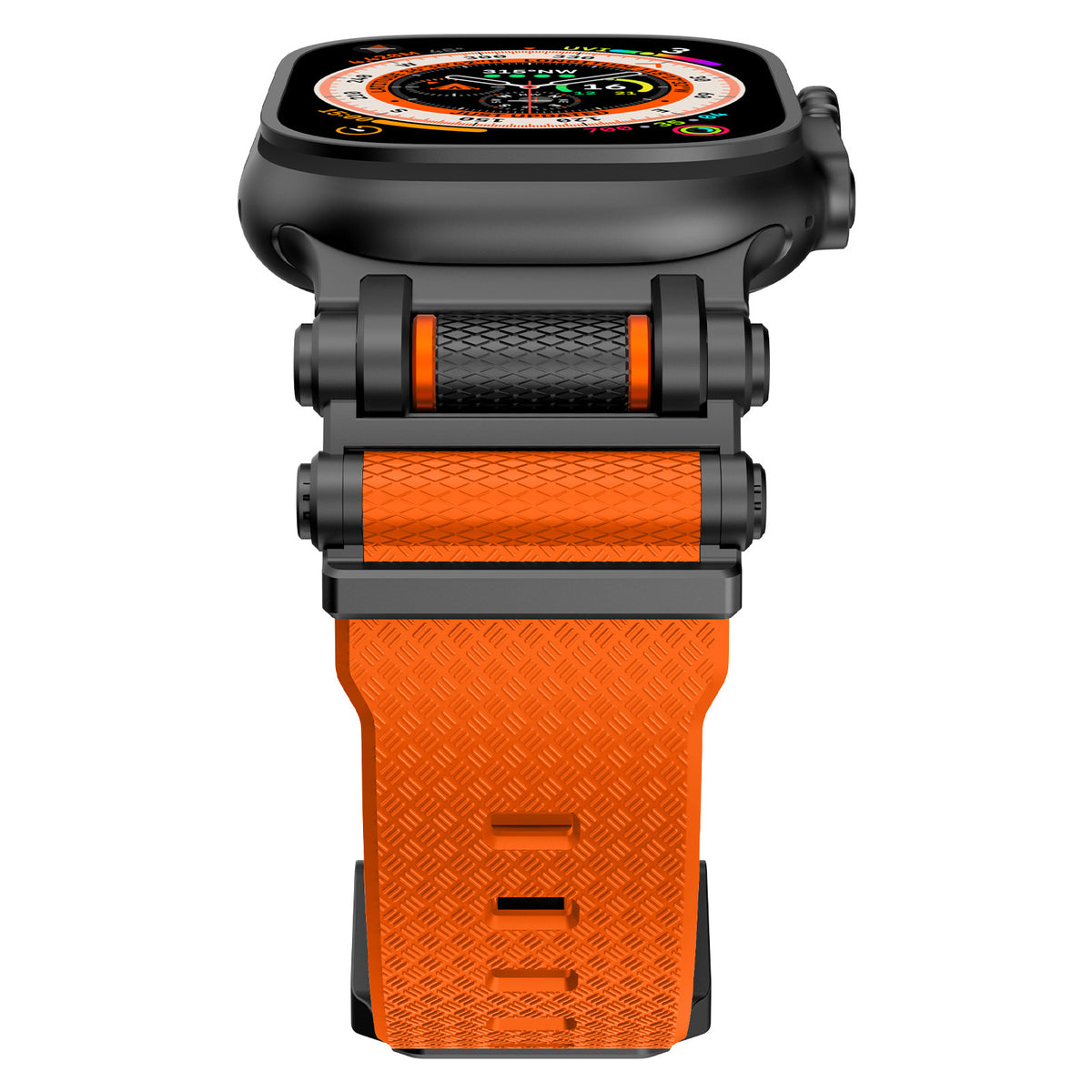Carbon Fiber Silicone Watch Band for Apple Watch