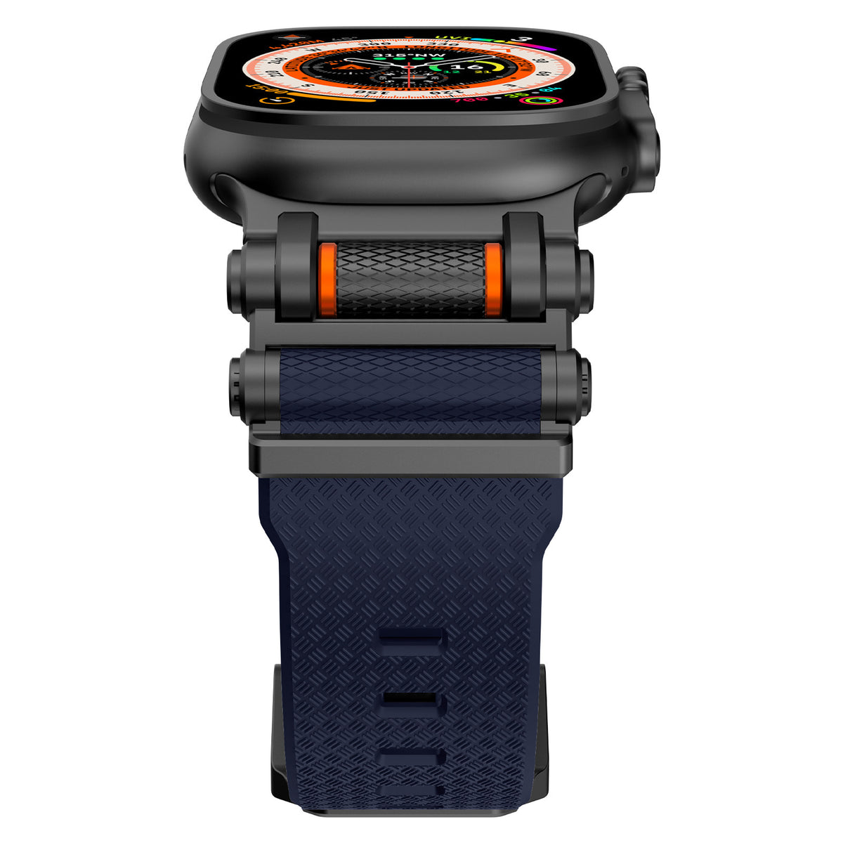 Carbon Fiber Silicone Watch Band for Apple Watch