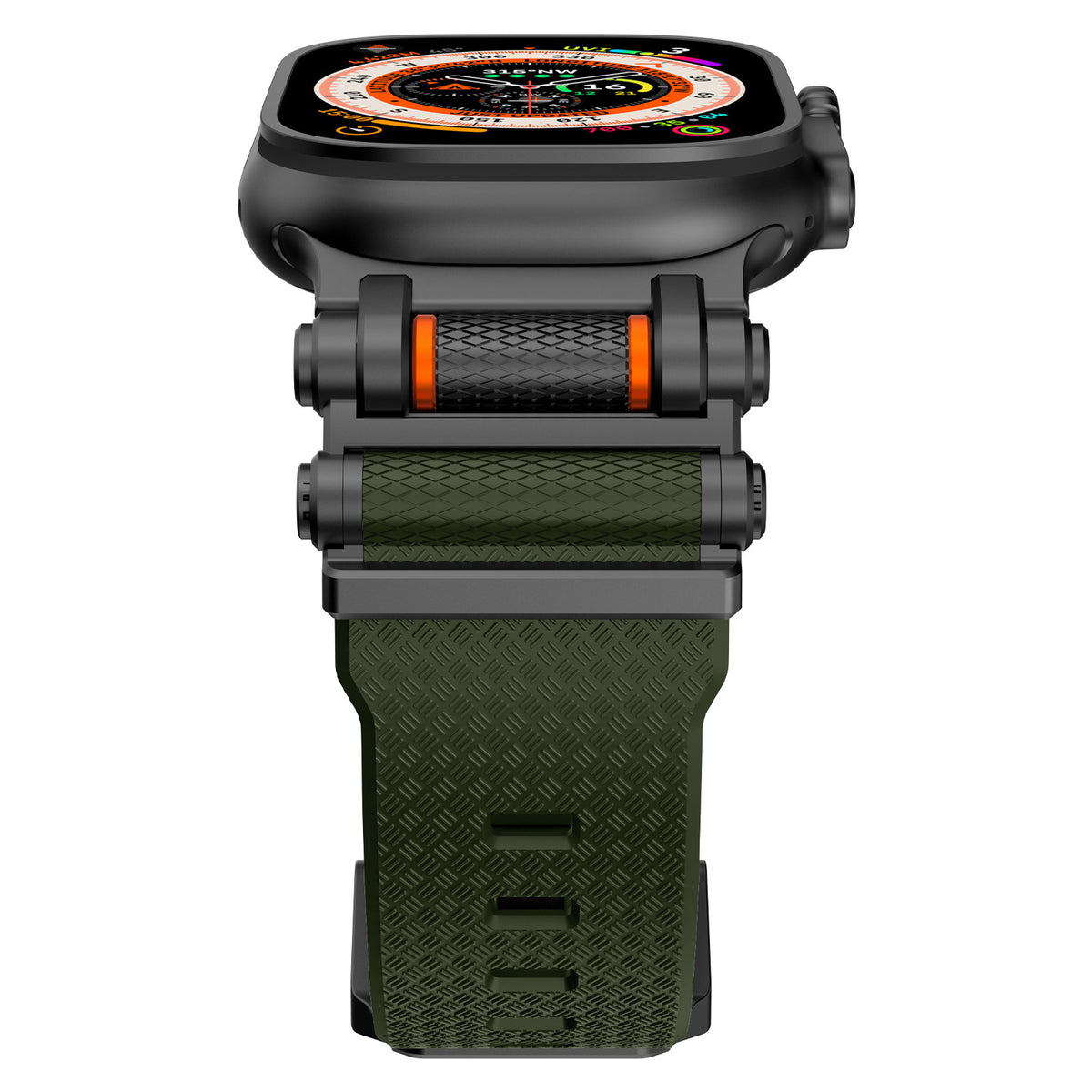 Carbon Fiber Silicone Watch Band for Apple Watch