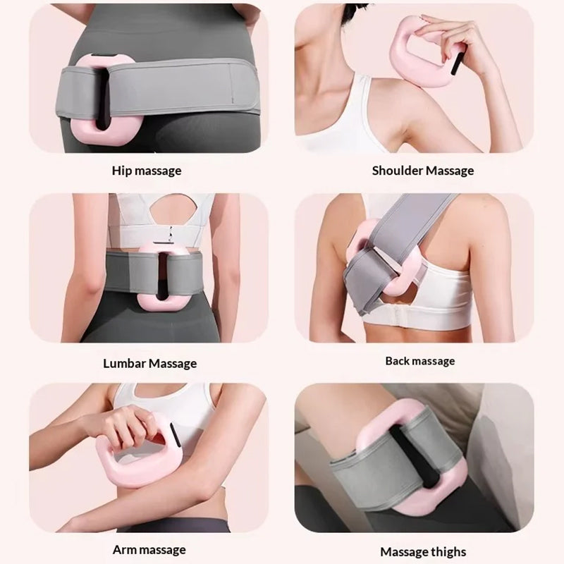 5-Speed Electric Body Massage Ring with Belt