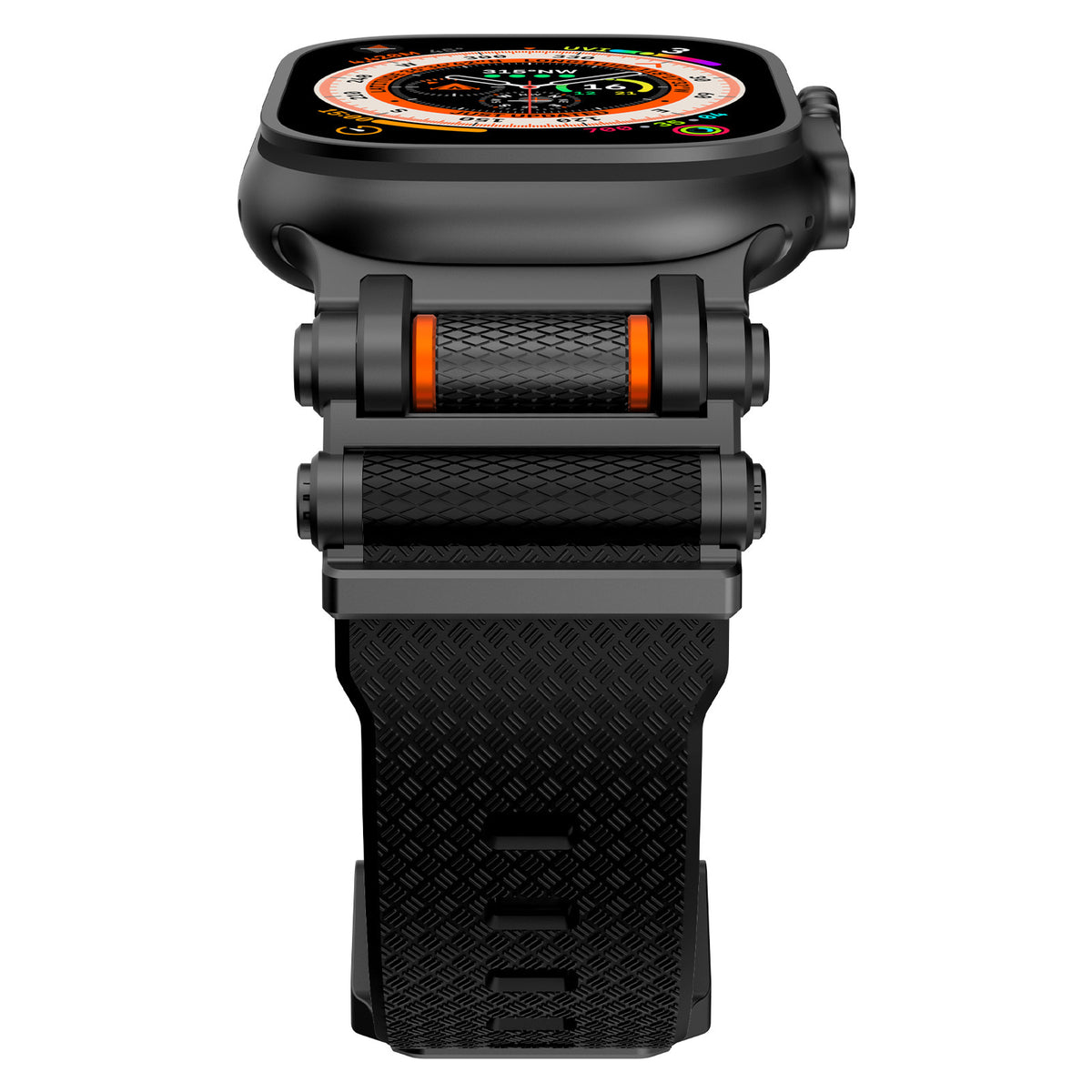 Carbon Fiber Silicone Watch Band for Apple Watch