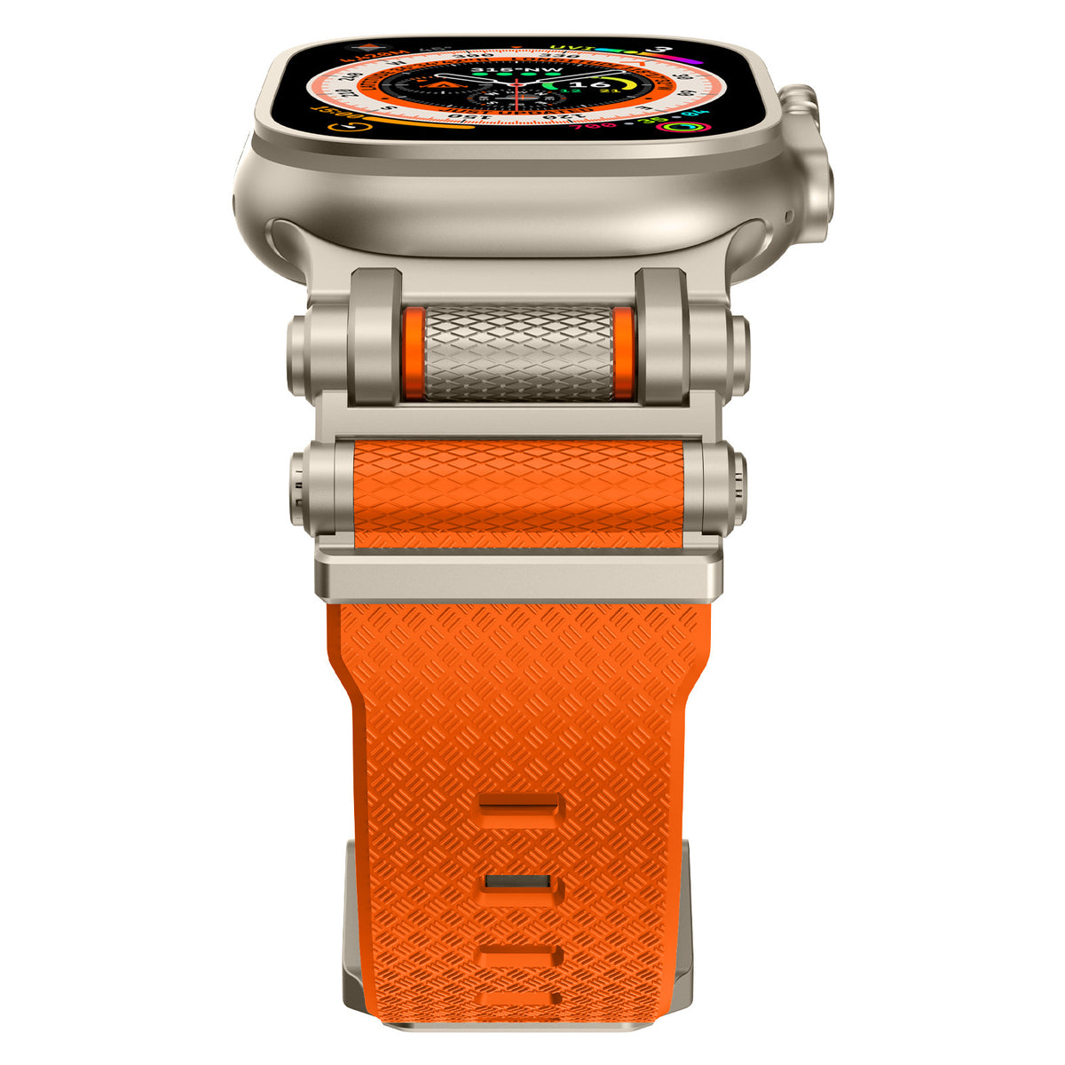 Carbon Fiber Silicone Watch Band for Apple Watch