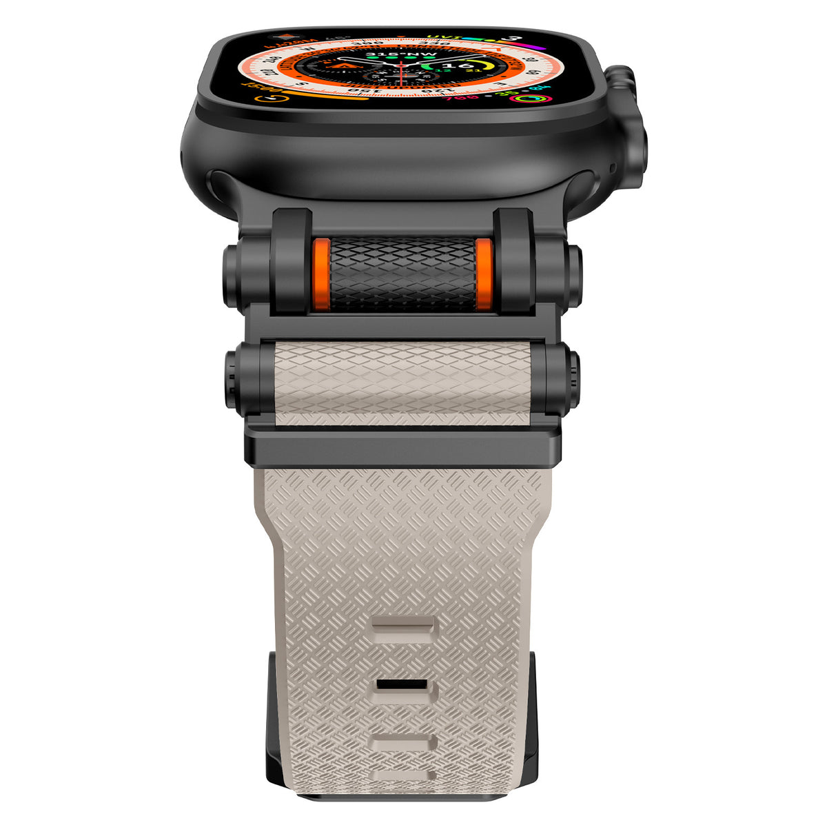 Carbon Fiber Silicone Watch Band for Apple Watch