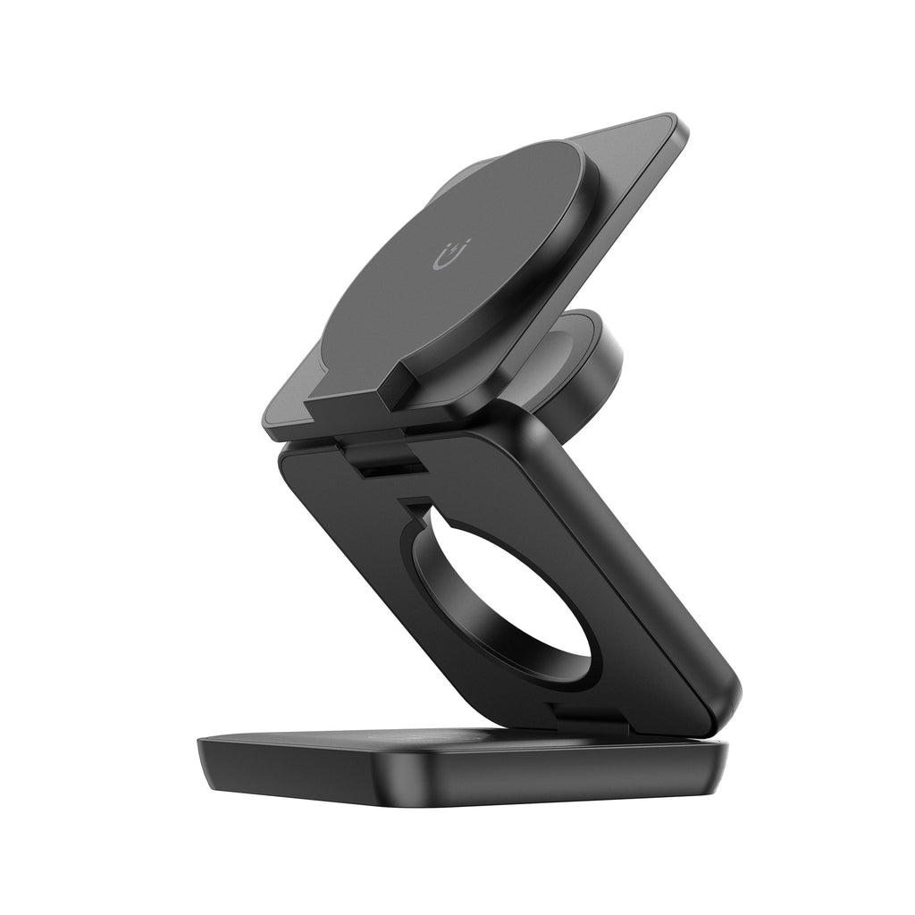 3-in-1 Foldable Magnetic Wireless Charging Stand
