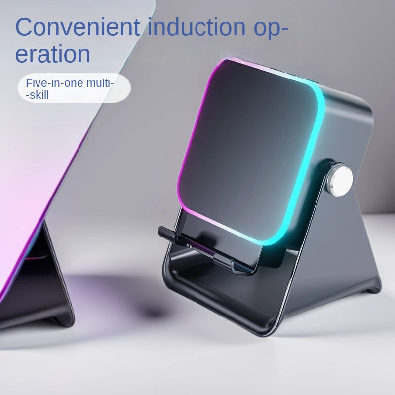 Wireless Induction Bluetooth Speaker with Ambient Light