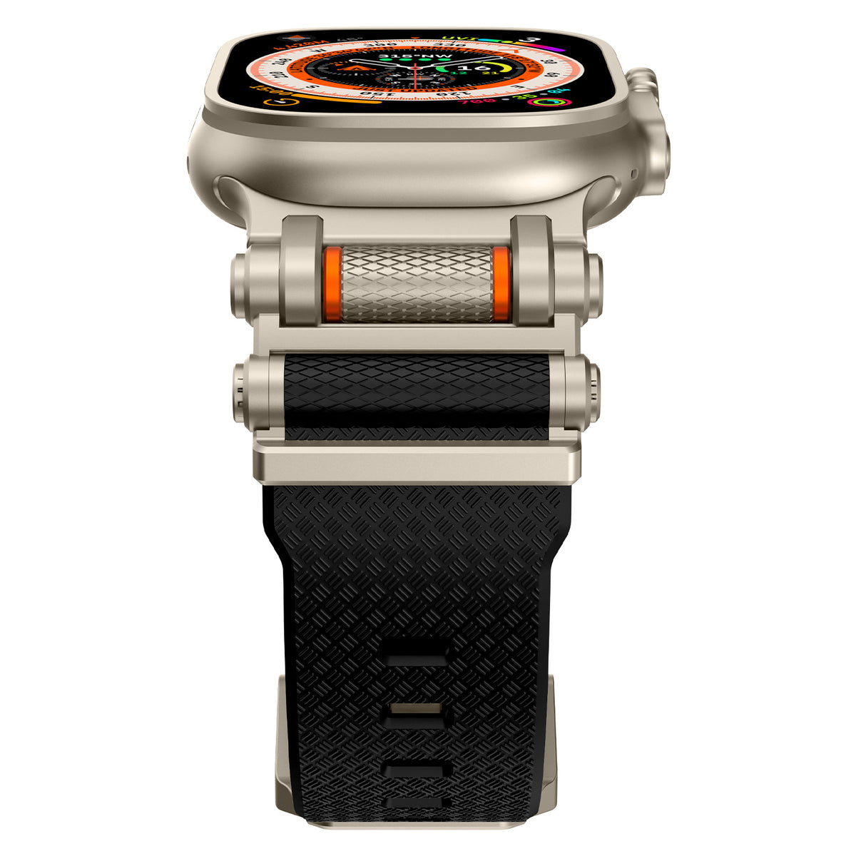 Carbon Fiber Silicone Watch Band for Apple Watch