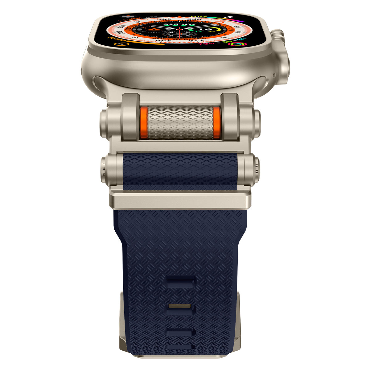 Carbon Fiber Silicone Watch Band for Apple Watch